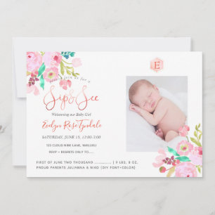 PixDezines SIP+SEE, WATERVERF BLOEMEN Aankondiging