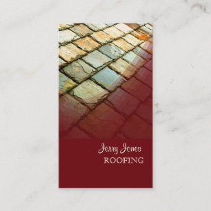 PixDezines Slate Roof, voor de gek houden Visitekaartje