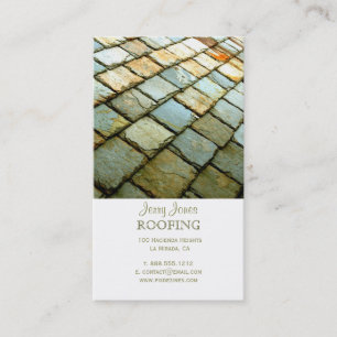 PixDezines Slate Roof, voor de gek houden Visitekaartje