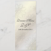 PixDezines Snowflakes sur glace, menu (Dos)