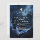 PixDezines Space Exploration Bar Mitzvah Kaart (Achterkant)