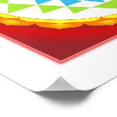 PixDezines Sri Yantra/Meditation/Chakra Poster (Hoek)