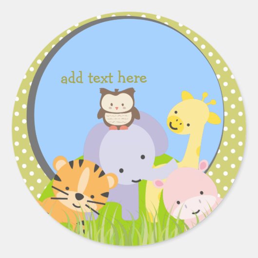 PixDezines stickers Jungle/couleurs do-it-yourself (Devant)