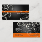 PixDezines Stijlvolle Pearl Swirls Visitekaartje (Voorkant / Achterkant)