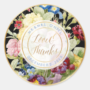 PixDezines STILLEVEN BLOEMENARRANGEMENT Ronde Sticker