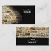 PixDezines Stonemasons, steenwerkers Visitekaartje (Voorkant / Achterkant)