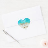 PixDezines strand/lightstrings+kroonluchter dank u Hart Sticker (Envelop)