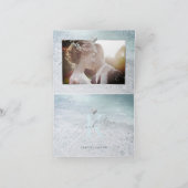 PixDezines Strand Shoreline Bruiloft Dank u Bedankkaart (Binnen)