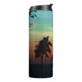 PixDezines Sunset at Mauna Kea Beach Thermosbeker (Gedraaid links)