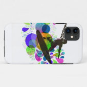 PixDezines Surfer Grunge Case-Mate iPhone Case (Achterkant (horizontaal))