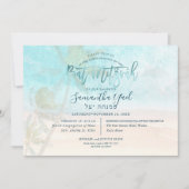 PixDezines surft op, palmbomen, strandvleermuis mi Kaart (Voorkant)