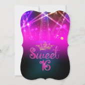 PixDezines Sweet 16, Laser Lights/Neon Lights Kaart (Voorkant)