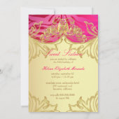 PixDezines Sweet 16/Zebra Stripes Kaart (Achterkant)