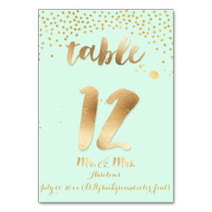 PixDezines-tabel 12/gouden sproeiers/DIY kleur/mun Kaart