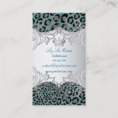 PixDezines taches léopard / carte de visite (Dos)