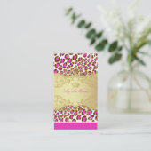 PixDezines taches léopard / carte de visite (Debout devant)