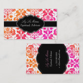 PixDezines Tanza Damask/DIY achtergrond Visitekaartje (Voorkant / Achterkant)