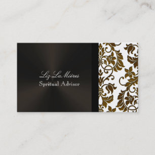 PixDezines Tanza Damask/DIY achtergrond/wit Visitekaartje