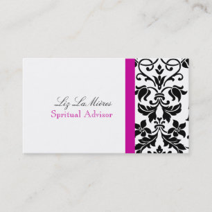 PixDezines Tanza Damask/DIY kleuren!!!/magenta Visitekaartje