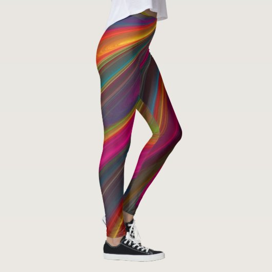 PixDezines Techno Dance/Neon Lights Leggings (Rechts)
