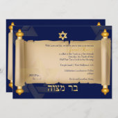 PixDezines  torah scrollbar mitzvah Kaart (Voorkant / Achterkant)