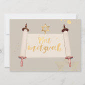 PixDezines  torah scrollbat mitzvah Kaart (Voorkant)