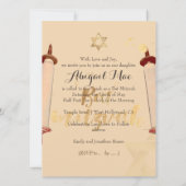 PixDezines  torah scrollbat mitzvah Kaart (Achterkant)