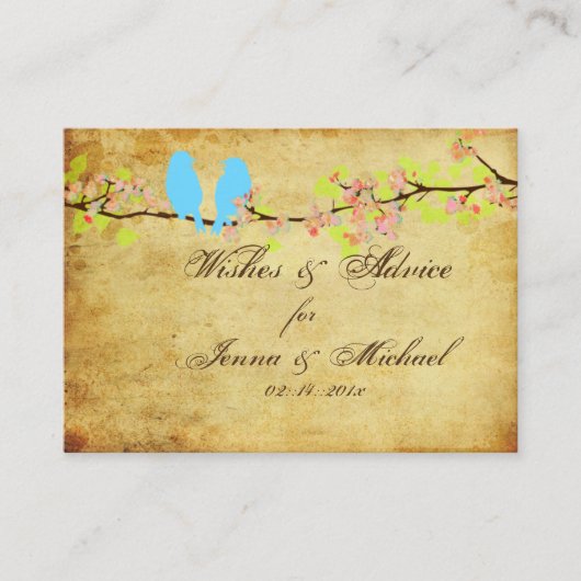 PixDezines  Tortelduifjes, Advice Kaarten (Voorkant)