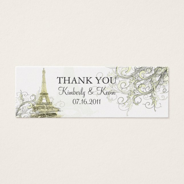 PixDezines Tour Eiffel Vintage+Fils (Devant)