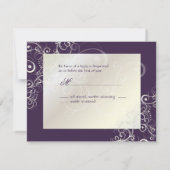 PixDezines Tourbillons perles/Plum RSVP nécessite  (Dos)