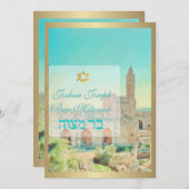 PixDezines Tower of David, Jeruzalem Kaart (Voorkant / Achterkant)