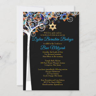 PixDezines tree of life mitzvah/DIY background Kaart