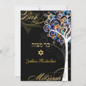 PixDezines tree of life mitzvah/DIY background Kaart (Voorkant)