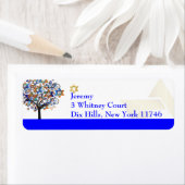 PixDezines tree of life/mitzvah Etiket (Insitu)