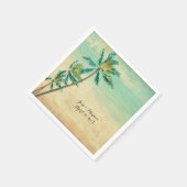 PixDezines Tropical Beach Servetten (Hoek)