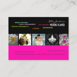 PixDezines trouwplanners/diy kleuren+letters Visitekaartje
