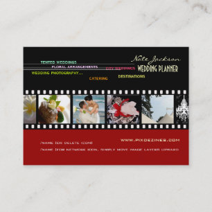 PixDezines trouwplanners/diy kleuren+lettertypen Visitekaartje