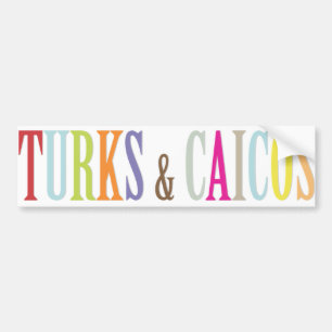 PixDezines Turks/DIY achtergrondkleur Bumpersticker