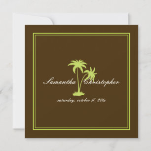 PixDezines Twin Palms, Chocolade Munt Kaart