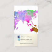 PixDezines, une carte globale/aquarelle des mots (Dos)