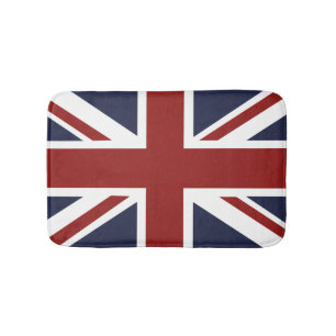 PixDezines union jack/britse vlag Badmat