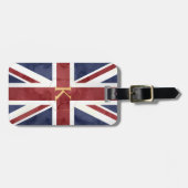 PIXDEZINES UNION JACK + DIY MONOGRAM BAGAGELABEL (Voorkant horizontaal)