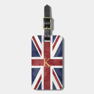 PIXDEZINES UNION JACK + DIY MONOGRAM BAGAGELABEL