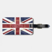 PIXDEZINES UNION JACK + DIY MONOGRAM BAGAGELABEL (Achterkant horizontaal)