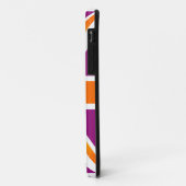 PixDezines union jack/framboos+oranje Case-Mate iPhone Case (Achterkant/links)