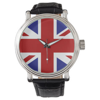 PixDezines Union jack vlag Horloge