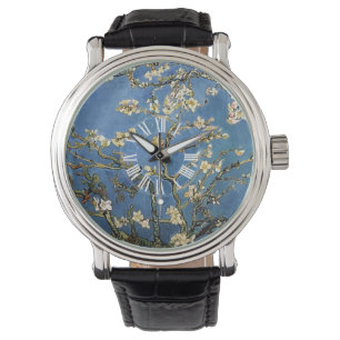 PixDezines Van Gogh amandelbloesem Horloge