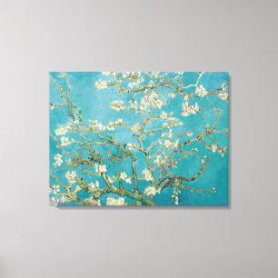 PixDezines van gogh amandelbloesems Canvas Afdruk