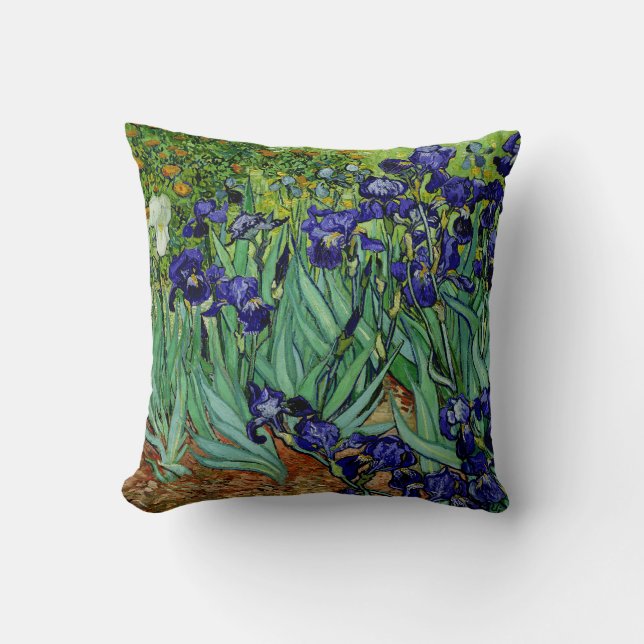 PixDezines van gogh iris/st. remy Kussen (Voorkant)