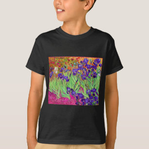 PixDezines van gogh iris/st. remy T-shirt